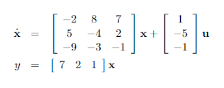 -2
8
7
x
5 -4
2
x+
-5
u
-1
y
=
-9 -3
[72
7 2 1]>
x